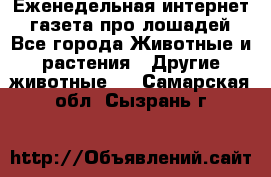 Еженедельная интернет - газета про лошадей - Все города Животные и растения » Другие животные   . Самарская обл.,Сызрань г.